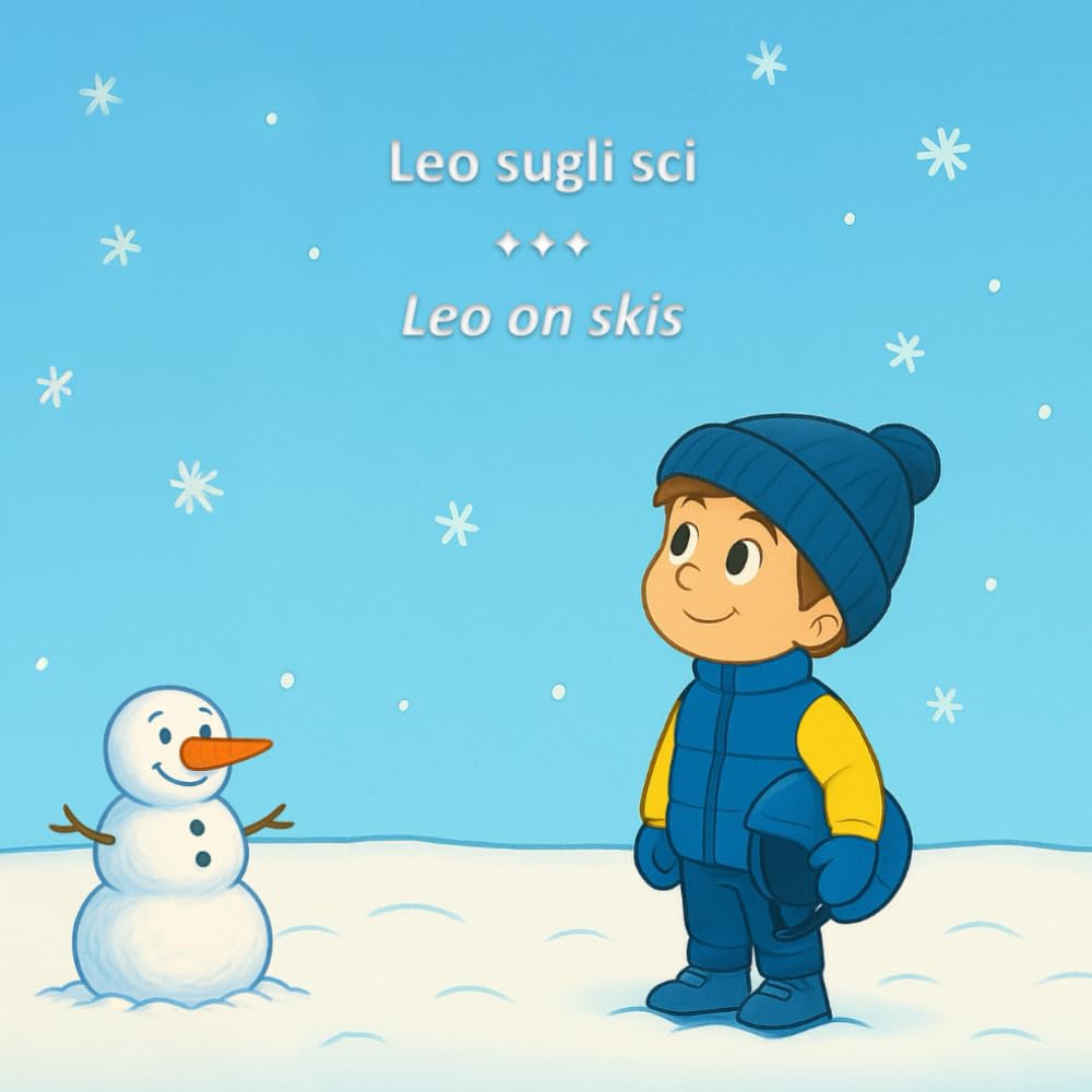 Leo sugli sci - Leo on skis: Sogni e Passioni – Edizione bilingue italiano inglese