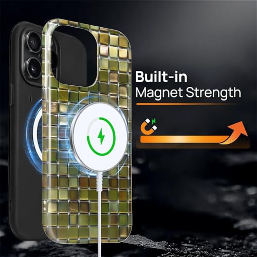 Coque iPhone 15 Pro Max MagSafe antichoc silicone vert olive - 3
