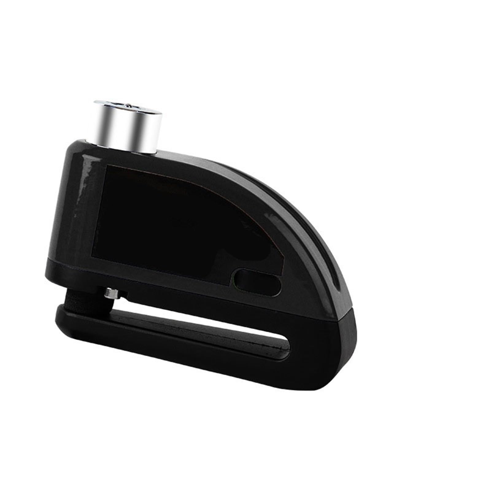 Motorcycle Handlebar Lock Motorcycle Alarm Disc Brake Lock Security Moto Wheel Disk Padlock Waterproof Loud Motorbike Lock Security(Black Lock)