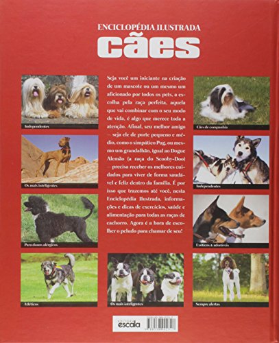 Enciclopédia ilustrada cães: um guia com o perfil de 114 raças