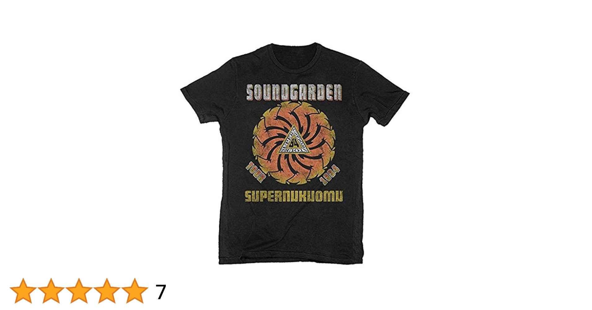 DERMAEX Soundgarden Superunknown Spiral 94 Tour Men's Soft T