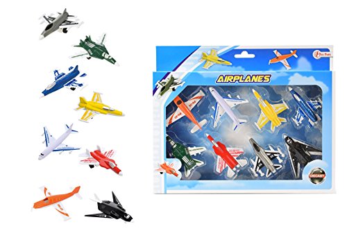Toi-Toys- Die-Cast - Set de avión de Caza, Figuras 26012A, Multicolor