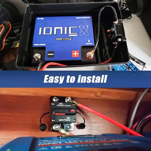 Circuit breaker pour bateau étanche EOSVAP protection contre surcharges 12V 24V 48V - 7