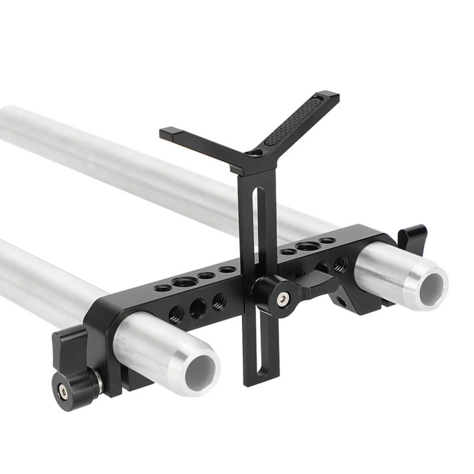 Supporto per obiettivo fotocamera con staffa di supporto per morsetto da 19 mm per proteggere i kit di spalla per la fotografia