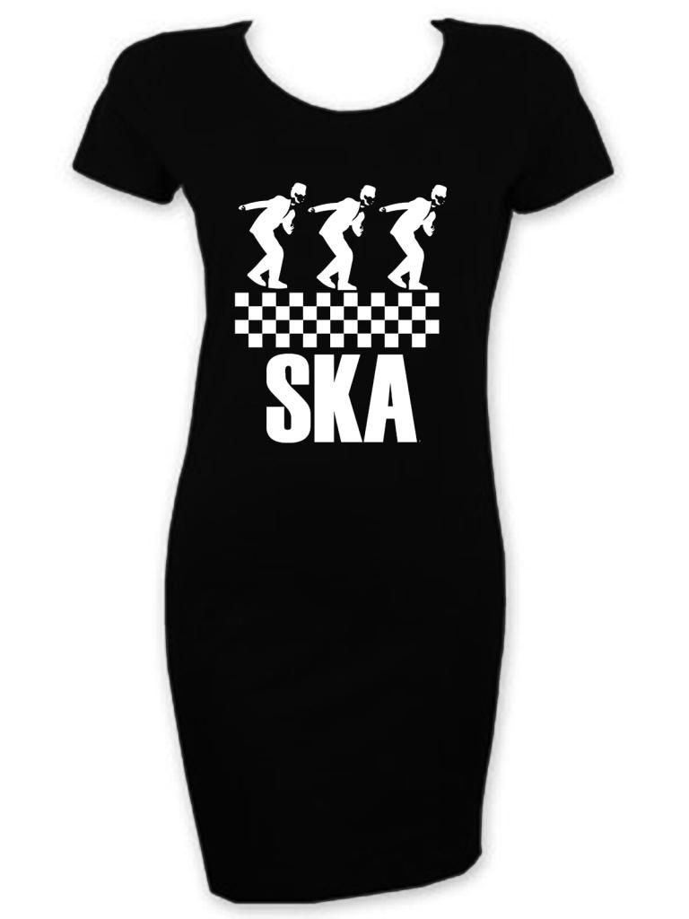 Tribal T-Shirts Womens Ska Dancers Dress (Large, Black)