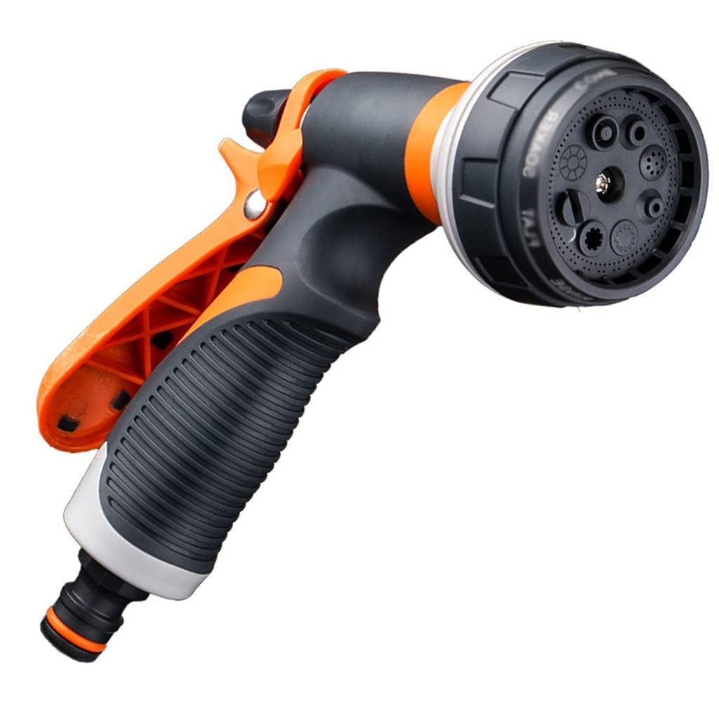 2 szt. Spray do podlewania trawnika wielofunkcyjna myjnia samochodowa wysokociśnieniowe trwałe narzędzia ręczne dysza do zraszania węża ogród (rozmiar: pojedynczy pistolet na wodę + dysza) zhengqian