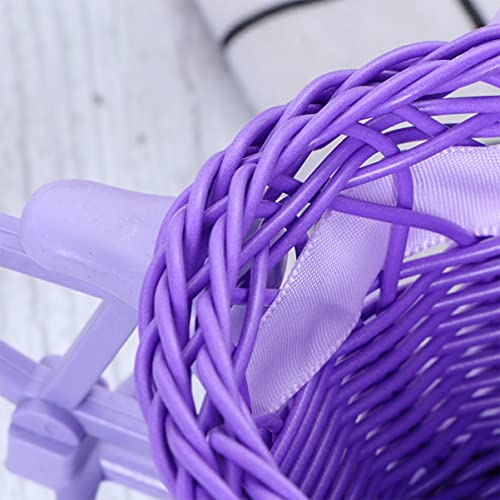 Ultnice Bicycle Artificial Flower Decor Plant Stand, Bike Shaped Flower Rattan Basket For Home Wedding Decoration 1Pc (As Shown) #TOP5