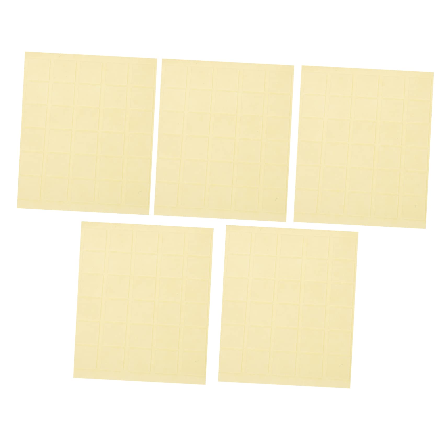 HOMSFOU 5 Set Etichette A Nastro Biadesivo Adesivo Trasparente Nastro Biadesivo Nastro Adesivo Trasparente 150 pezzi * 5