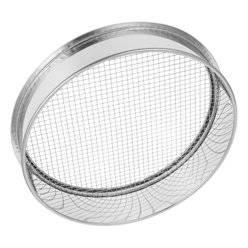OFFSCH De Para Jardinería De Acero Inoxidable Malla para Separar Rocas Sustrato Herramienta De Tamizado para Jardín y Bonsái