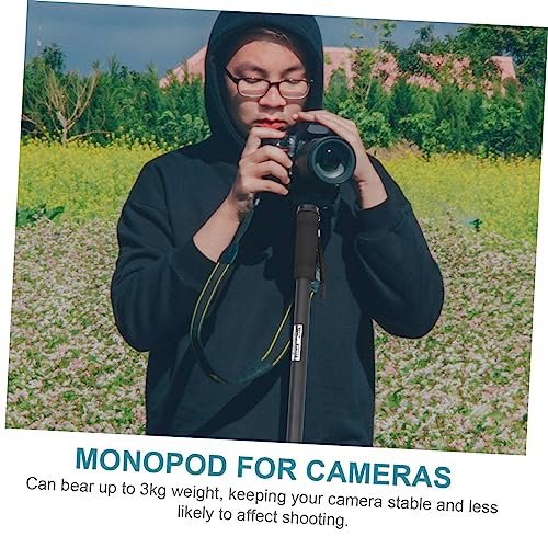 Monopié telescópico de aluminio compatible con videocámaras y cámaras DSLR 2