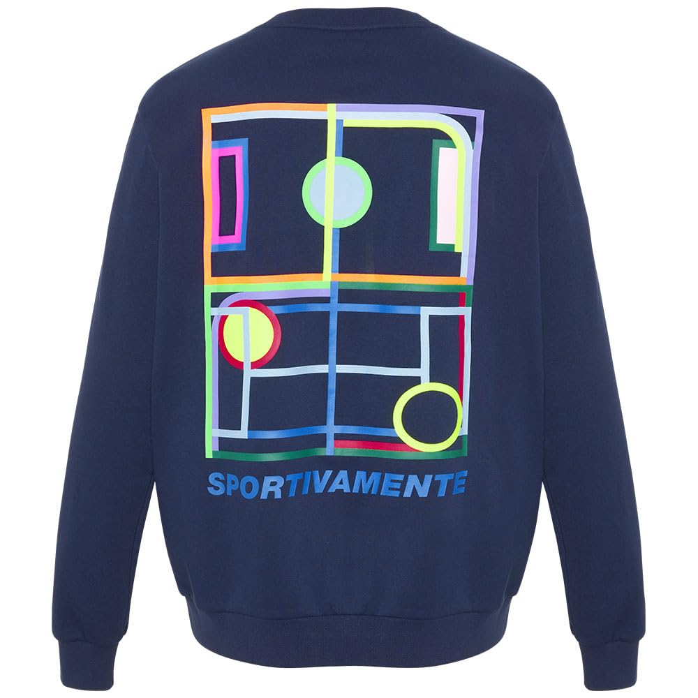 Lotto 1725121 Men's Sweatshirt, Regular Fit, 19-3920 Peacoat, M