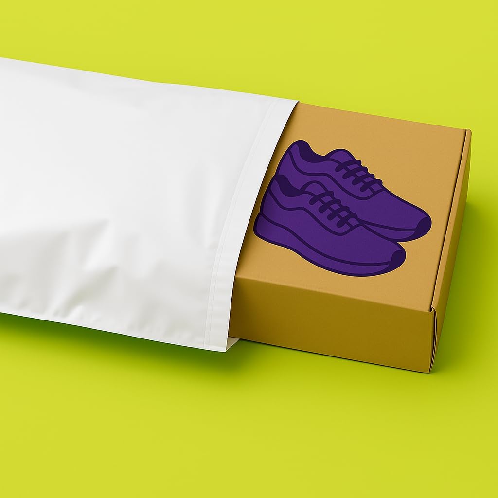 Heavy-Duty Poly Bags – 2.5 Mil Thickness – Clear Self-Sealing Packaging Bags – Multiple Sizes & Pack Quantities (500, 12 X 15.5")