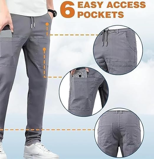 Multipants Luxury Pants,Multipants – High Stretch Multi-Pocket Durable Cargo Pant,Mencomfy Cargo Pants Stretch3