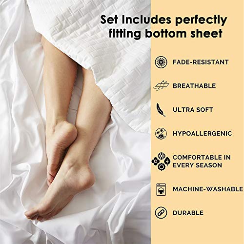 Image of 100% Giza Egyptian Cotton Split King Bed Sheets for Adjustable Beds 5 Piece Set, Ultra Soft, 16 inch Deep Pockets with All Around Elastic for a Snug Fit, Luxury Split King Size Bedding, Light Grey