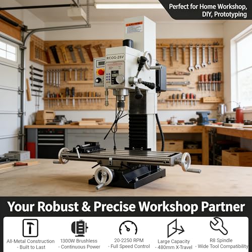 INTBUYING Mini Milling Drilling Machine