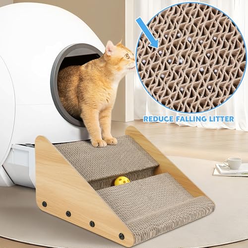 Rampilla para caja de arena para gatos y gatitos miniatura 4
