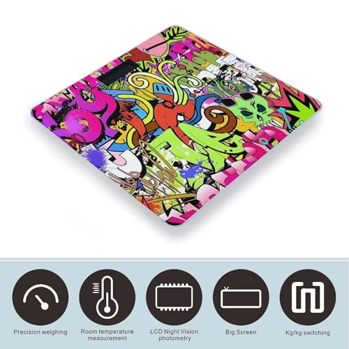 Báscula Digital para Baño con Pantalla LCD y Vidrio Templado miniatura 3