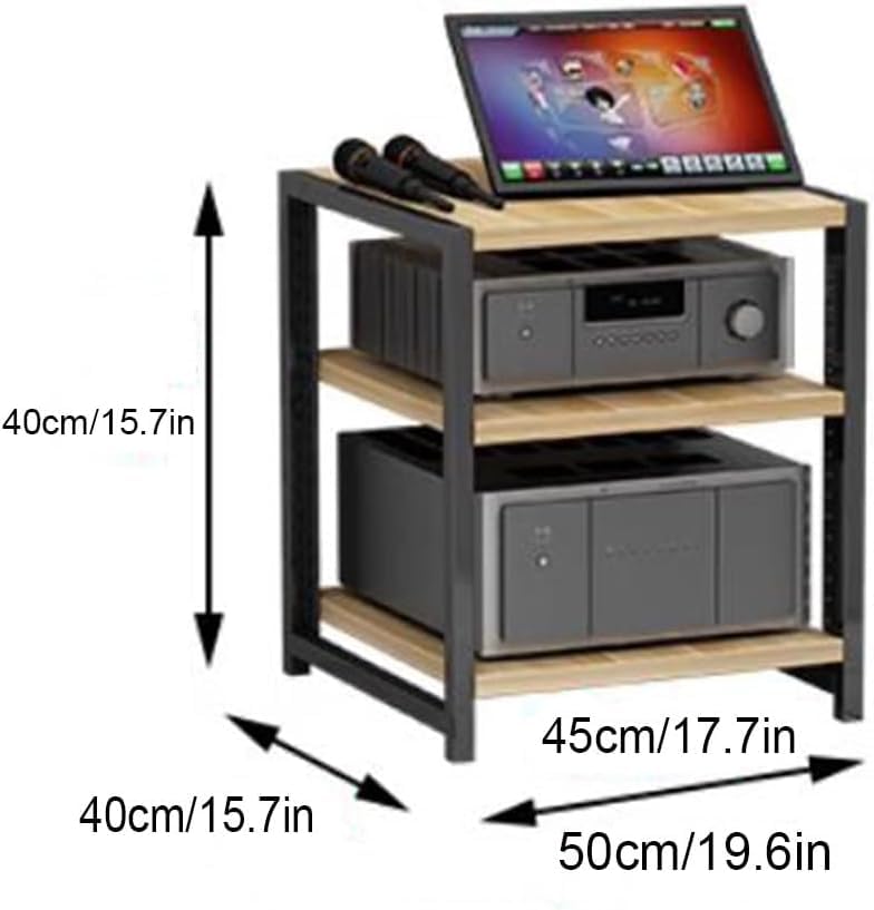 Mueble para equipo de audio de pie que soluciona la falta de espacio en sistemas Hi-Fi 2
