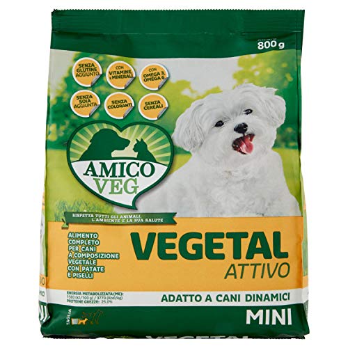 Amico Veg Attivo Vegetal Crocchette Cane, 800g