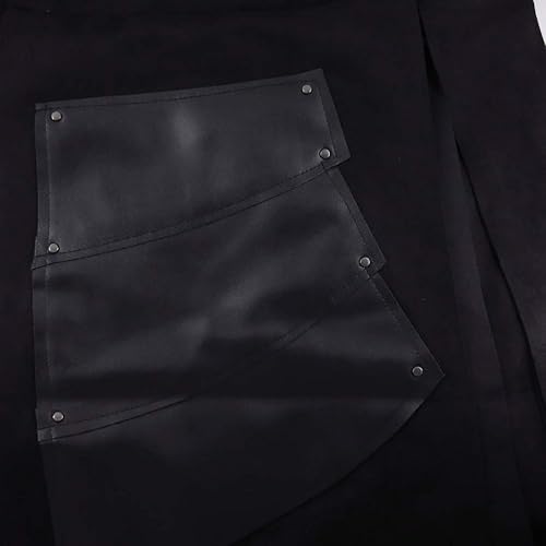 Miniatura 7 de Conjunto de disfraz de caballero vikingo pirata armadura larga con cordones laterales para hombre