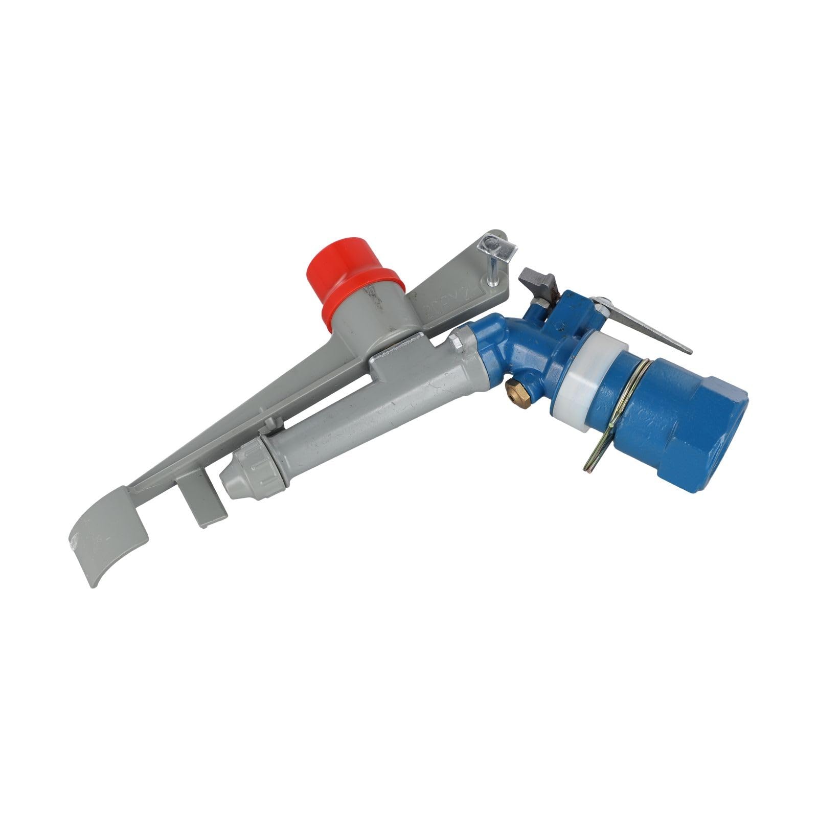 Pistolet d'arrosage réglable en alliage de zinc à 360° pour pelouse, jardin et arrosage agricole - Filetage 1" - Rayon de pulvérisation 35-40 m, débit 4,0-4,63 m³/h