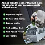Dry Sparkle Waterless Caravan Cleaner Kit No Water Caravan Exterior Cleaner Spray 100 Biodegradable Cleaner Wash Polish And Protect