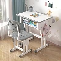 ⭐️美品⭐️ 学校の机とイス　学習机セット（木製天板・椅子2脚付き） ⭐️美品⭐️ 学校の机とイス 学習机セット（木製天板・椅子