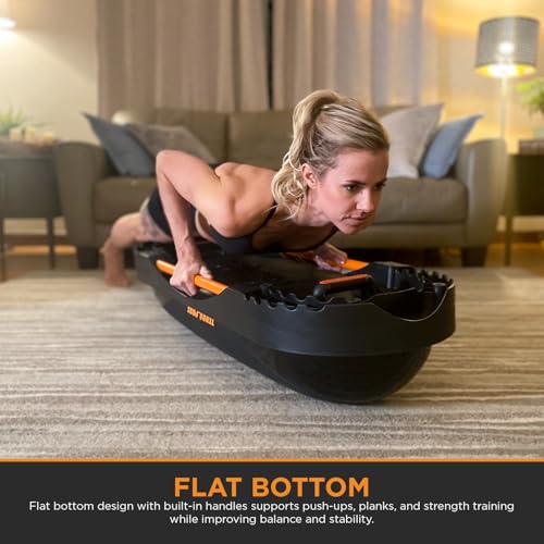 Image of Terra Core Balance Trainer - Inflatable Home Gym Fitness Platform for Core, Strength, Balance, HIIT and Conditioning, Full Body Functional Training Tool for Stability and Cardio Workouts at Home