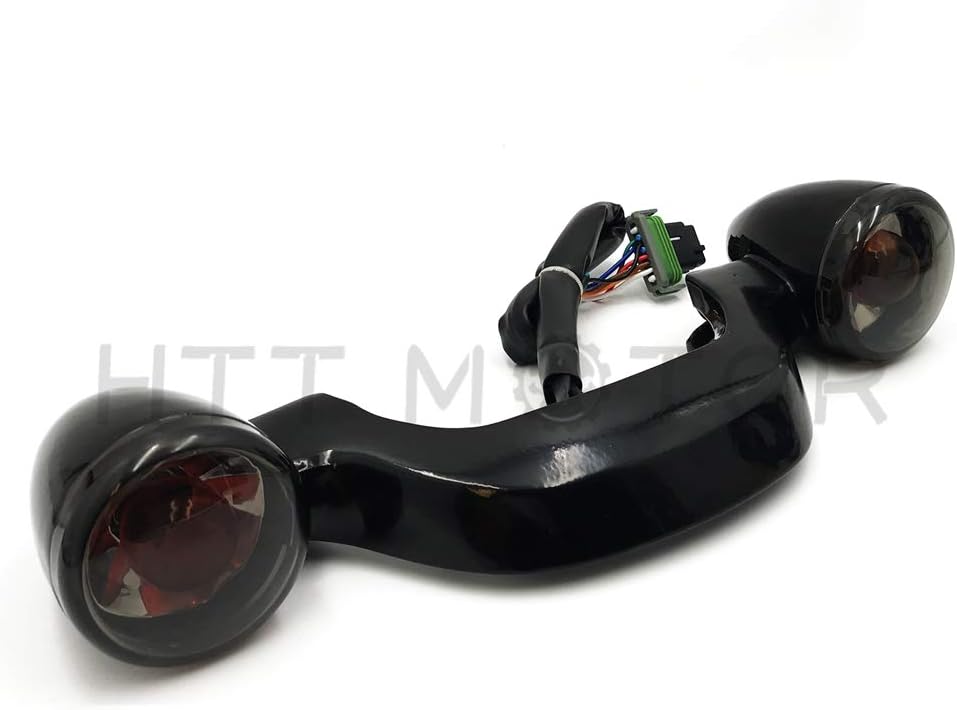 MT444-001- Domestic Bullet Rear Light Bar Compatible with 10-18 Road Glide Street Glide w/Orig. turn signal