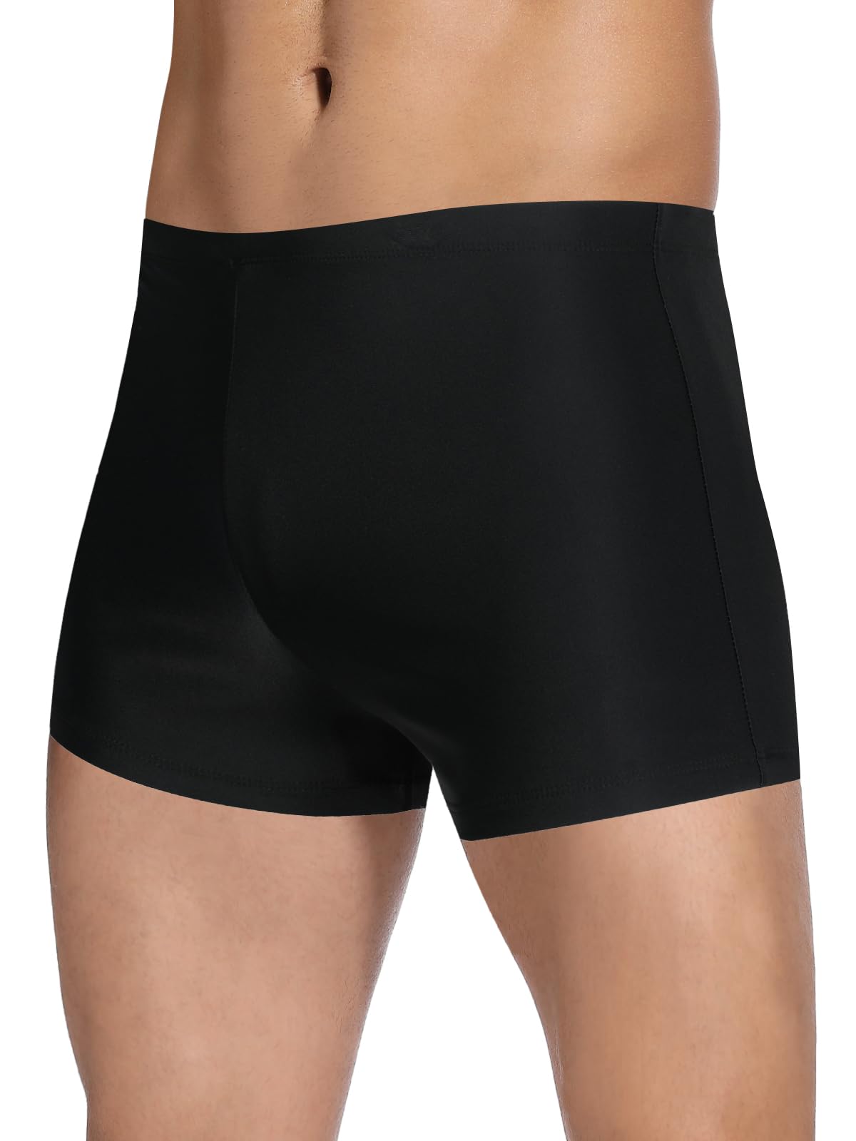K898 Men's Square Leg Swimming Jammer Shorts UPF50+,Men Swimsuit Swim Jammers Fabric Shape Retention