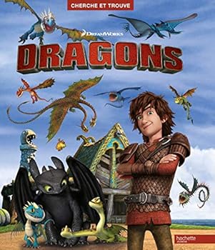Hardcover Dreamworks-Dragons-Cherche et trouve [French] Book