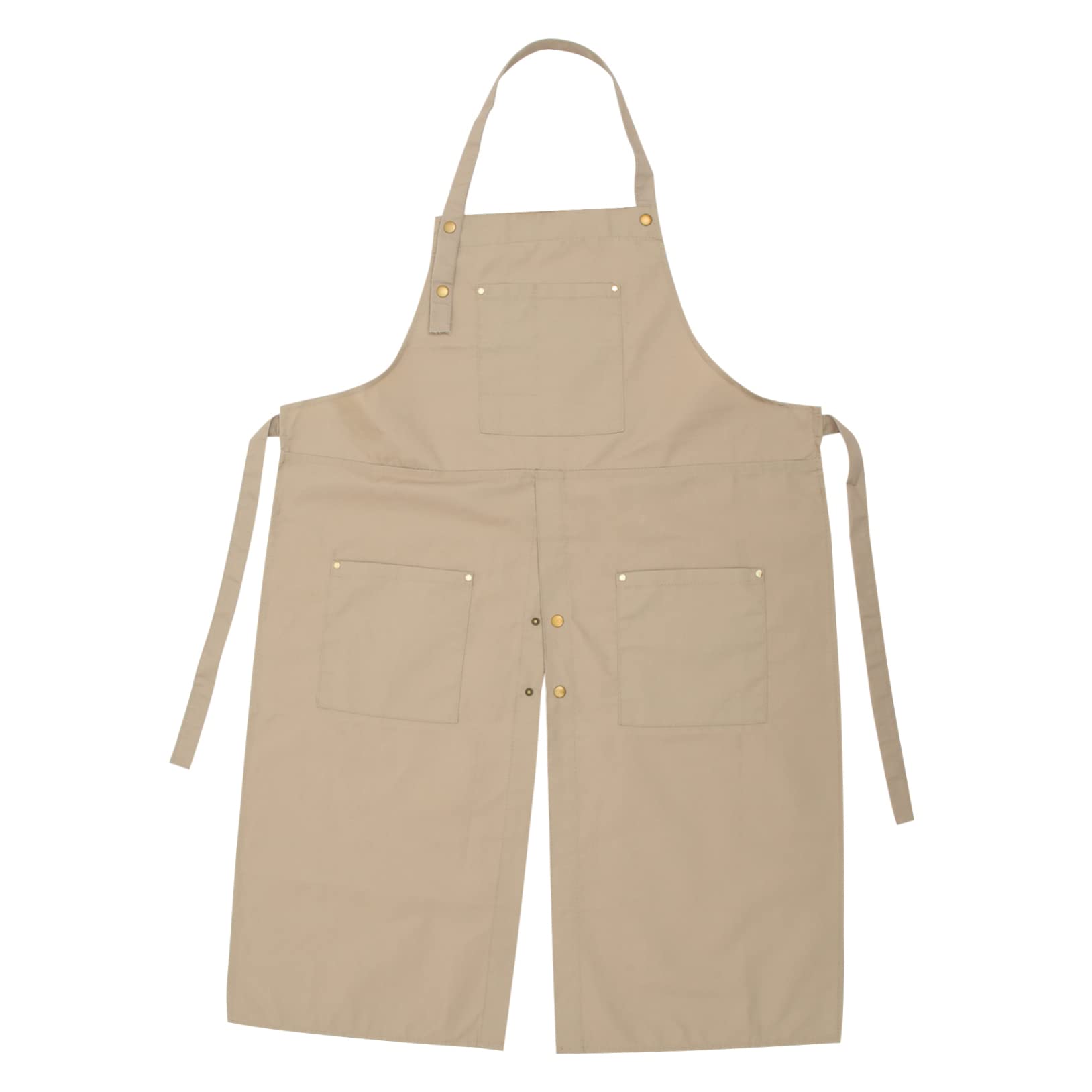 MOBUTOFU Pottery Apron Oil Proof Apron Chef Apron Art Creation Apron Breathable Apron Grill Slips Pocket Apron Women Apron Plus Size Apron Kitchen Apron Work Apron Canvas Apron Paint Apron