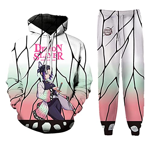 Kxqwb Cartoon Hoodie And Sweatpants Suit Pullover Tracksuit Set 2 Piece Sweatshirt Suit No.2-Small #TOP7