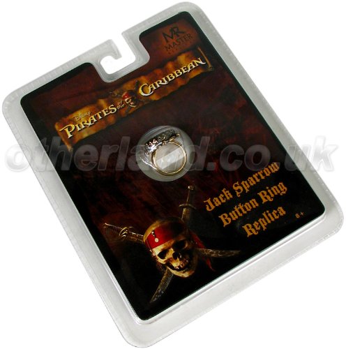 Spook Shop Master Replicas Pirates of the Caribbean Jack Sparrow Button