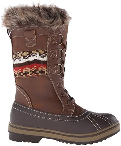 Northside Women's Bishop Snow Boot, Tan/Nordic, 7 M US | Image 5