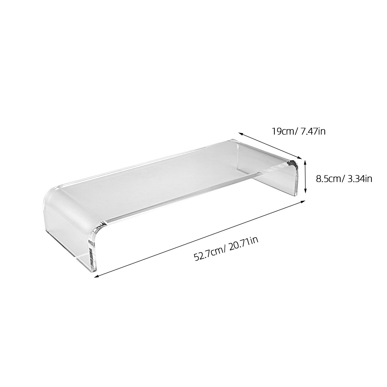 MAGICLULU Supporto Decor Tavolo da Monitor e Acrilico Resistente in'abrasione Rialzo Scrivania, per Home Office e Festa Scuola