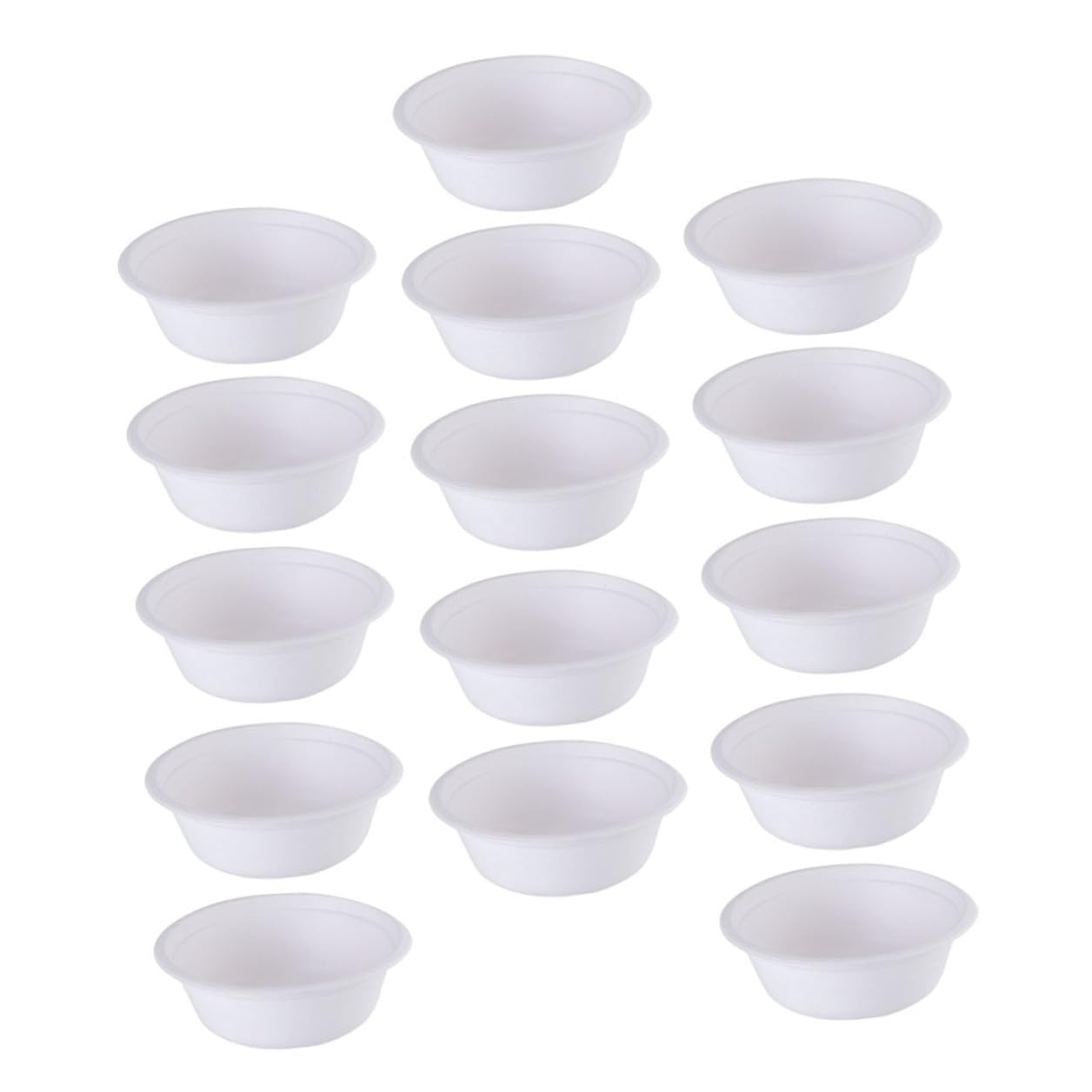 Bols en papier blanc jetables résistants pour atelier peinture enfant