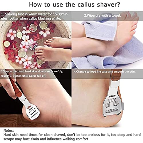 Image of Dr Foot | Callus Remover for Feet | Foot Filer for Dead Skin Removal | Foot Callus Remover | Feet Dead Skin Remover Foot | Corn Cutter for Foot | Corn Remover for Feet | Corn Peeler | With 10 Blades