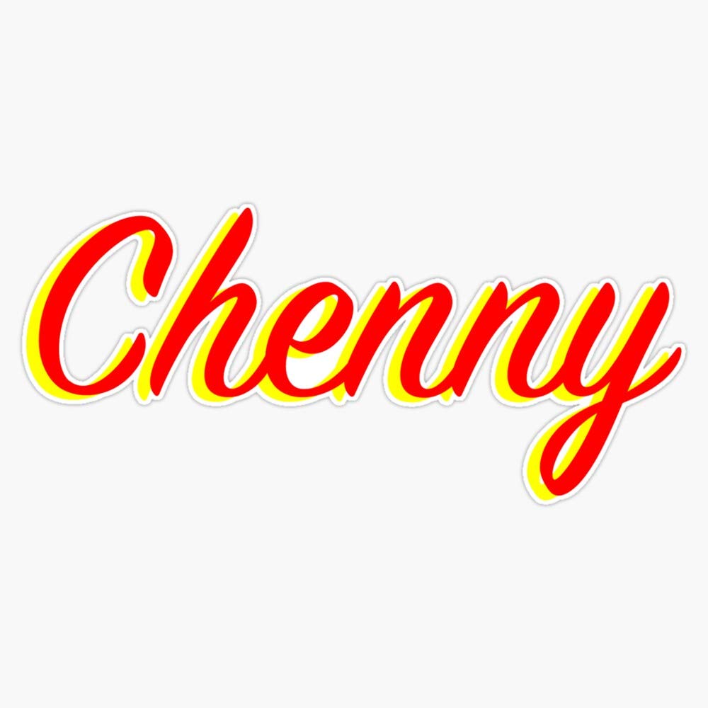 Magnet Chenny Script Magnetic Bumper Sticker 5"