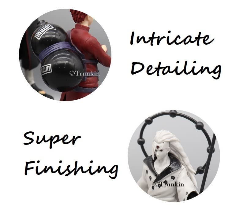 Image of Trunkin | Cute Madara Minato Sasuke (Set D) 6pcs Big Action Figure | Figurine to be Assembled Toy Set Cake Topper Figures Princess