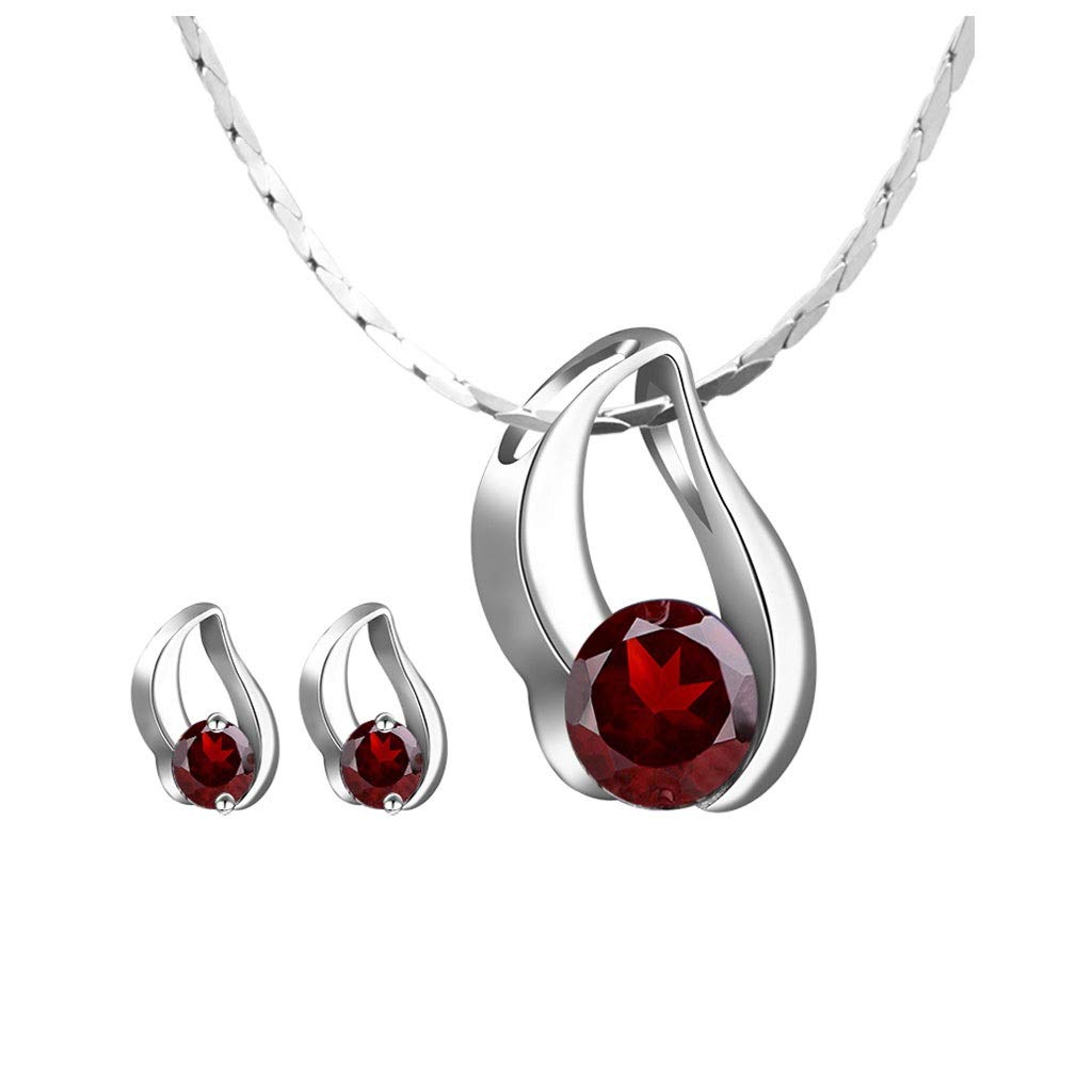 Collier et boucles d'oreilles en améthyste pour femmes, parure bijoux argent 925