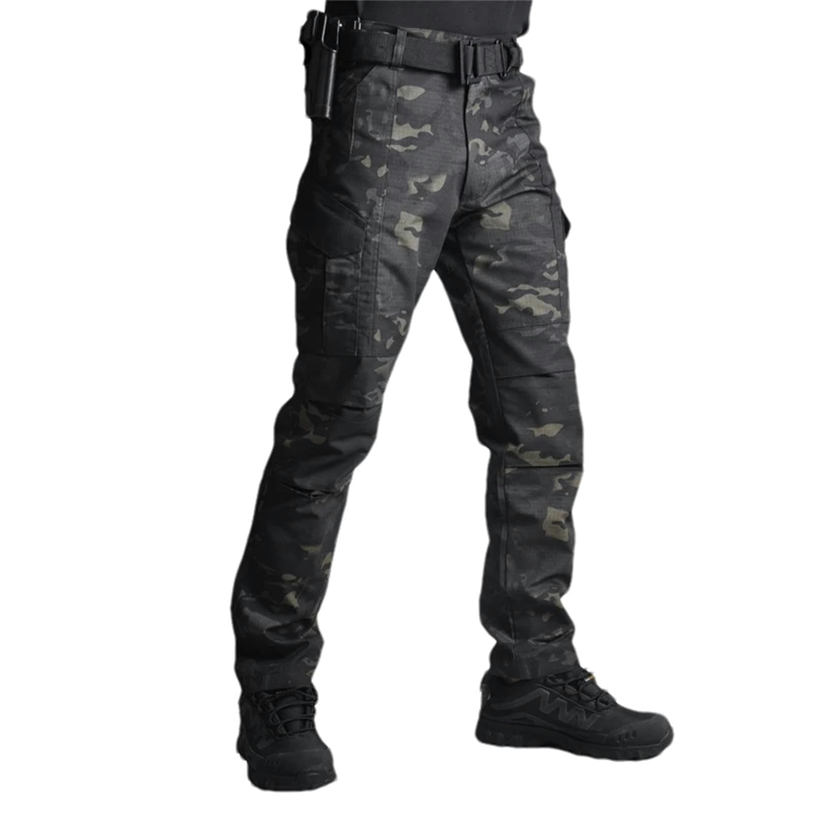 Pantalones deportivos de combate para hombre, pantalones tácticos de camuflaje, ropa para hombre, resistente al desgaste, pantalones de senderismo, ropa de caza