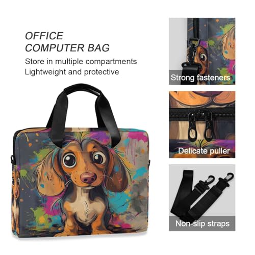 Bolso para laptop 15.6 pulg con cierre y diseño cartoon miniatura 6