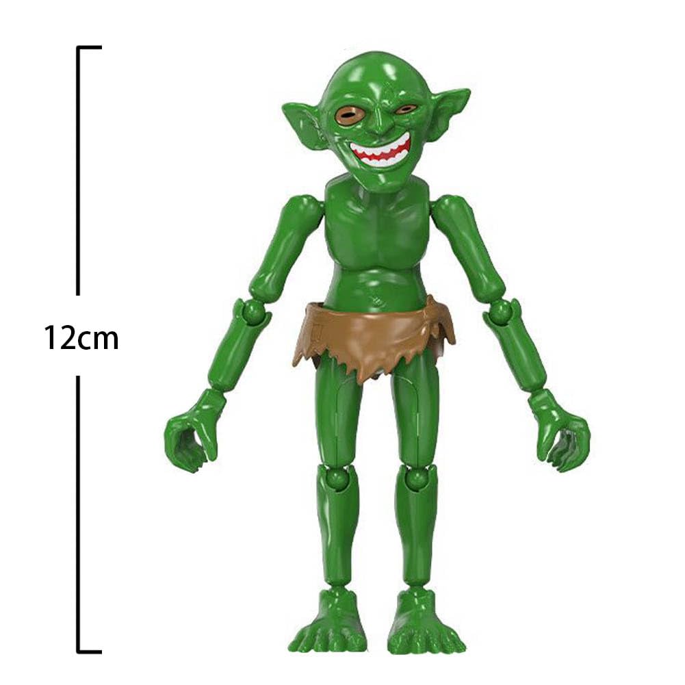 Zhongkaihua Goblin figurka 12 cm zestaw montażowy model Goburin-san figurka z wymiennymi akcesoriami model PCW pulpit kolekcjonerska dekoracja domu