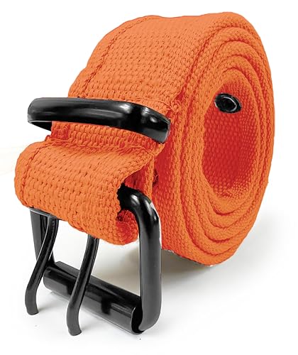 Belle Donne Unisex Double Grommet Belt, Canvas Belts for Men and Women, Double Prong Durable Eyelet Belt3