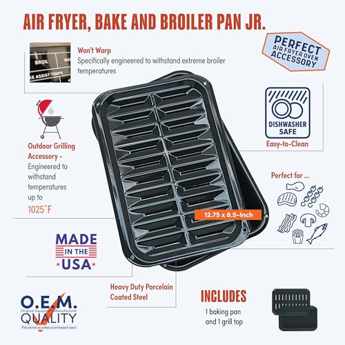 Range Kleen BP106X 2-teiliges Braten- und Backblech aus Porzellan, 32 x 21,6 cm, Schwarz 4 Range Kleen BP106X 2-teiliges Braten- und Backblech aus Porzellan, 32 x 21,6 cm, Schwarz