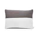 Wakefit Standard Sleeping Pillow with Adjustable Height | 27 x 16 Inch | Soft & Fluffy Siliconized Hollow Fiber Fill, Jacquard Cover with Zipper Closure, Free Extra Filling - White & Grey gallery image