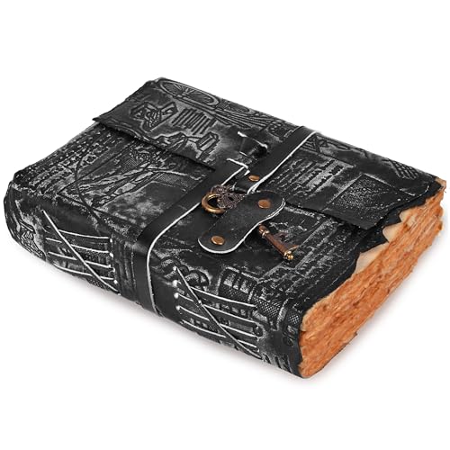 LEATHER VILLAGE Genuine Leather Handmade Journal for Men & Women