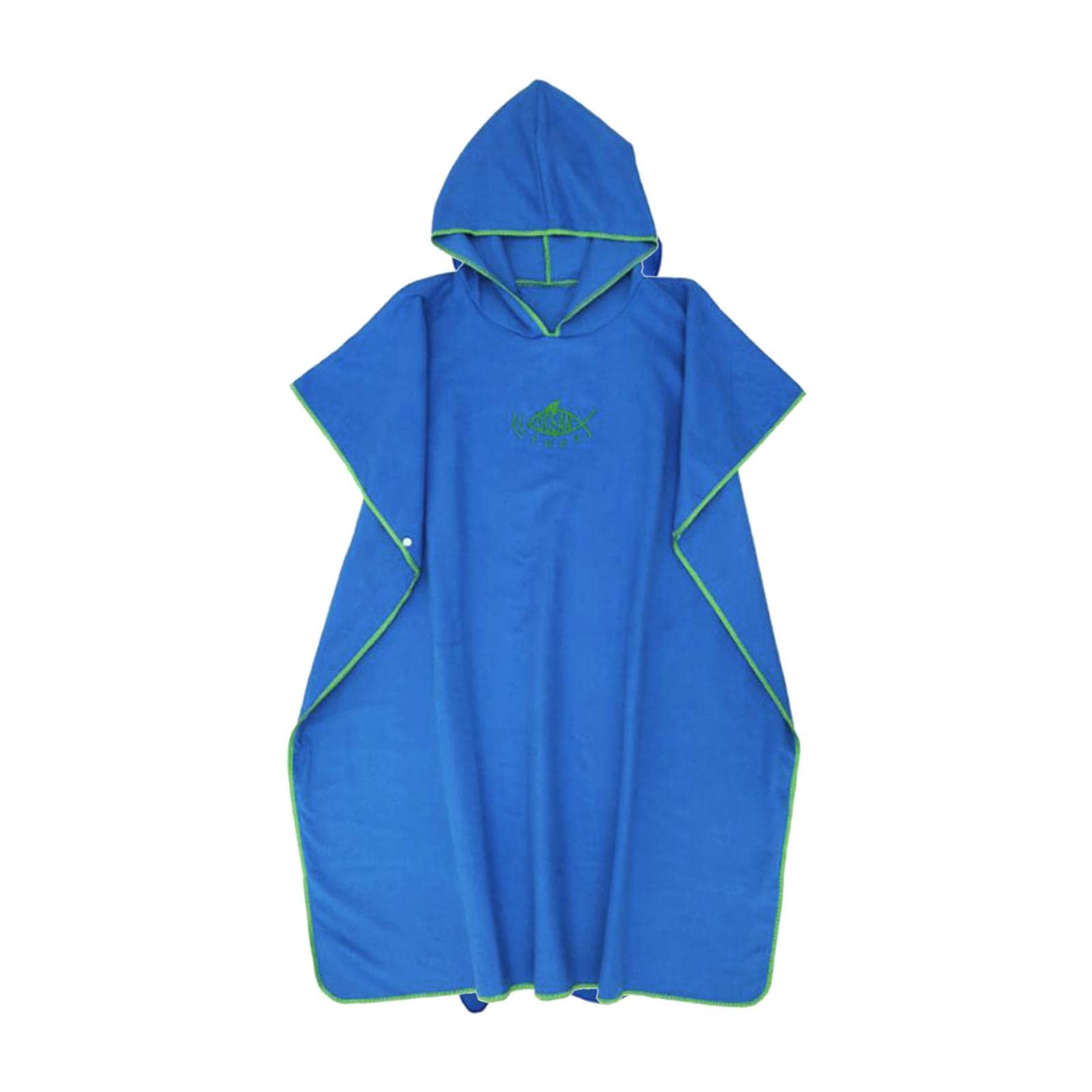 Poncho con capucha de secado rápido y microfibra absorbente 8