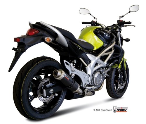 Escape Mivv GP Carbono para Suzuki Gladius 2009 a 2015 2
